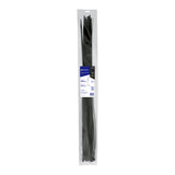 BOLSA CON 25 CINCHOS PLASTICOS 50 LB, 600X4.5 MM, NEGROS