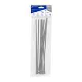 BOLSA CON 10 CINCHOS DE 29 CM DE ACERO INOXIDABLE, 99 LB