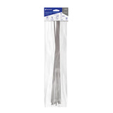 BOLSA CON 10 CINCHOS DE 36 CM DE ACERO INOXIDABLE, 99 LB