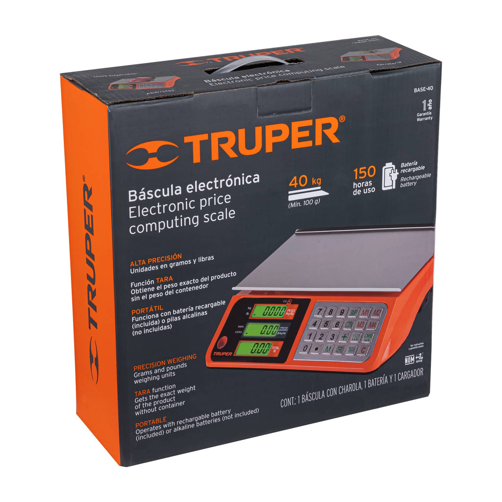 CAJA DE EMPAQUE DE REPUESTO PARA BASE-40, TRUPER