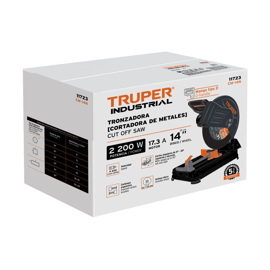 CAJA DE EMPAQUE DE REPUESTO PARA CM-14N2, TRUPER