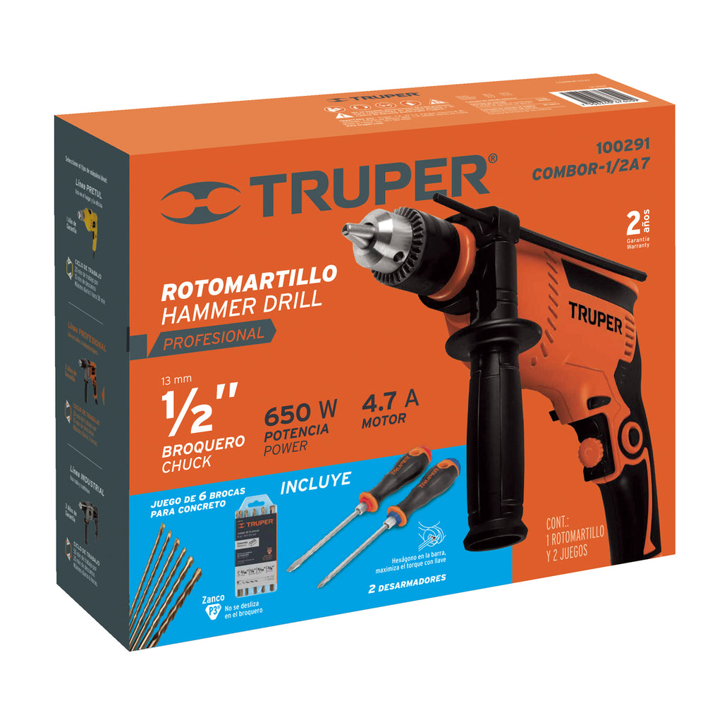CAJA DE EMPAQUE DE REPUESTO PARA COMBOR-1/2A7, TRUPER
