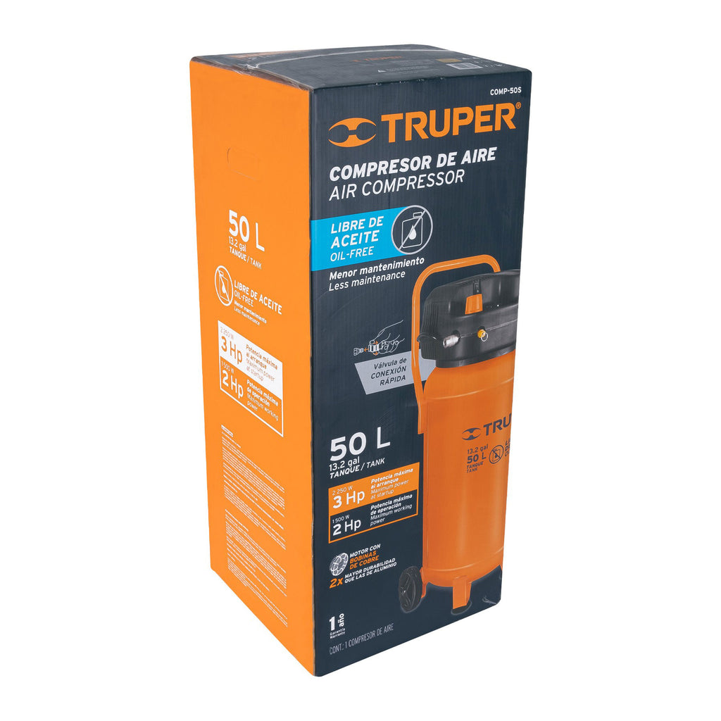 CAJA DE EMPAQUE DE REPUESTO PARA COMP-50S, TRUPER