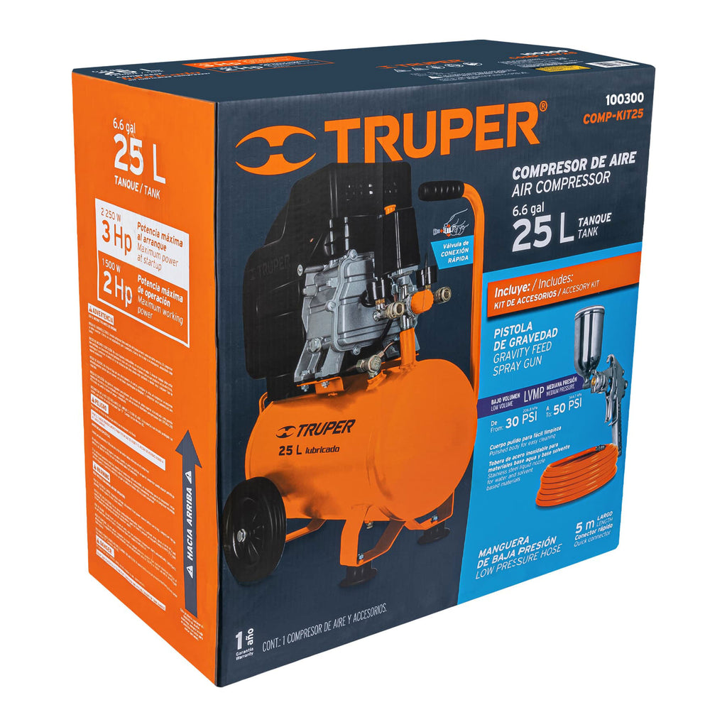 CAJA DE EMPAQUE DE REPUESTO PARA COMP-KIT25, TRUPER