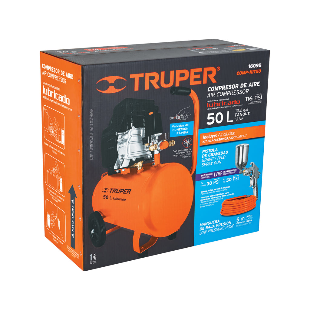 CAJA DE EMPAQUE DE REPUESTO PARA COMP-KIT50, TRUPER