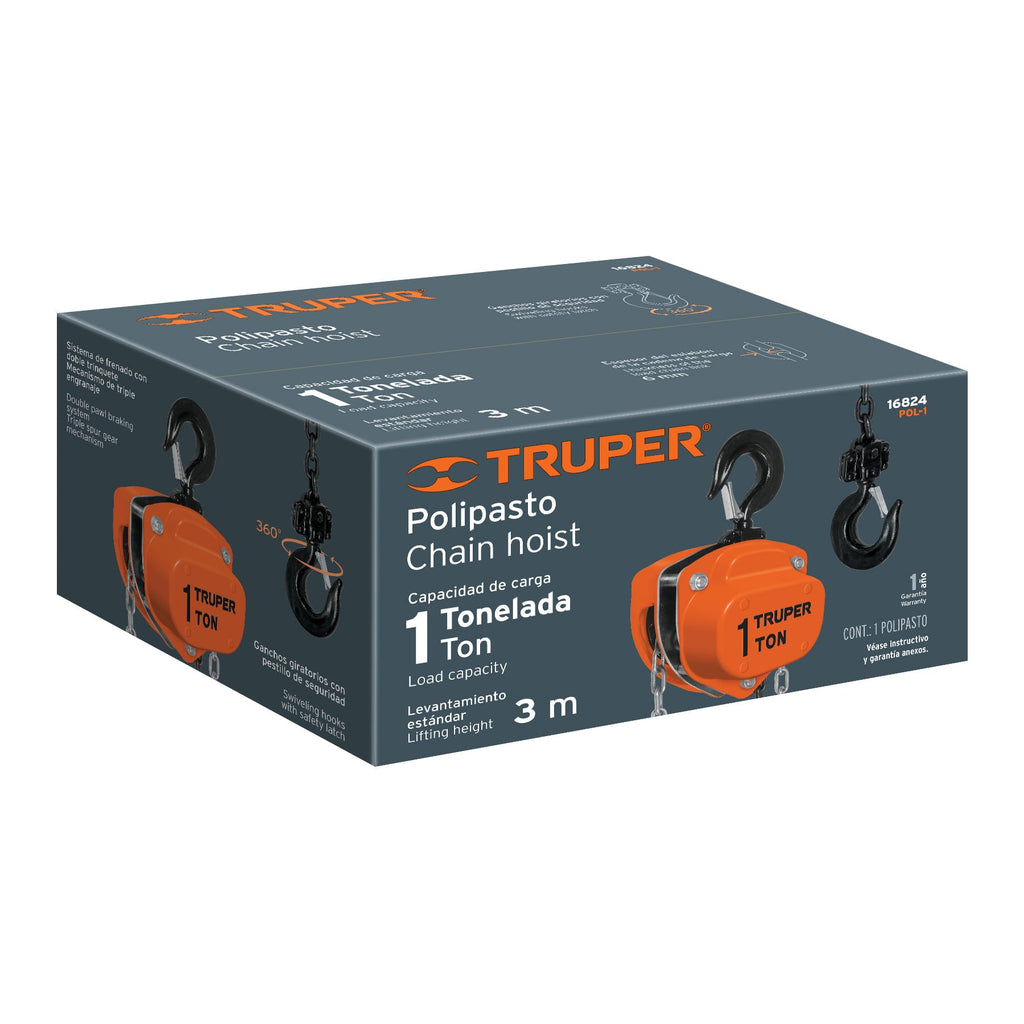 CAJA DE EMPAQUE DE REPUESTO PARA POL-1, TRUPER
