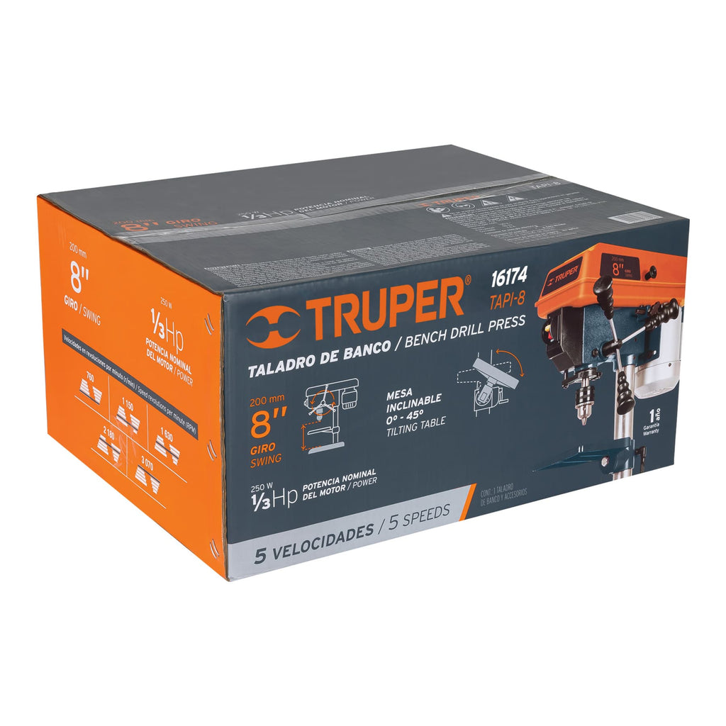 CAJA DE EMPAQUE DE REPUESTO PARA TAPI-8, TRUPER