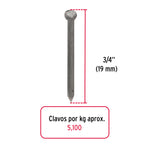 CLAVO ALFILERILLO 3/4', SIN CABEZA