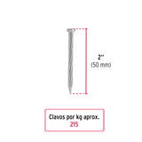 CLAVO PARA CONCRETO 2', GALVANIZADO POR KILO