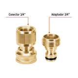 CONECTOR 3/4' RAPIDO DE LATSN MANGUERA-ACC. SISTEMA CLICK