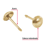 CLAVILLO DORADO, 17MM POR CAJA C/500 PZAS