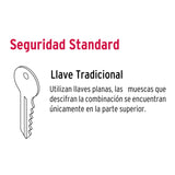 COMBO CERRADURAS, LLAVE-LLAVE, LATSN BRILLANTE, HEMEX BASIC