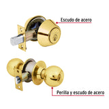 COMBO CERRADURAS, LLAVE-LLAVE, LATSN BRILLANTE, HEMEX BASIC
