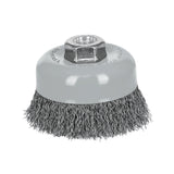 CARDA COPA 4" ALAMBRE ONDULADO FINO, MULTI-ROSCA, TRUPER