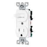 INTERRUPTOR DE PALANCA CON CONTACTO, STANDARD, BLANCO