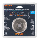 CORTACÍRCULOS CON DIAMANTE, PARA CORTES FINOS, 2-5/8?