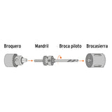BROCASIERRA BIMETALICA 3-1/4, TRUPER EXPERT