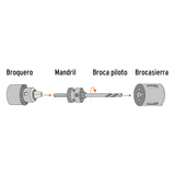 BROCASIERRA BIMETALICA 4-1/2', TRUPER EXPERT