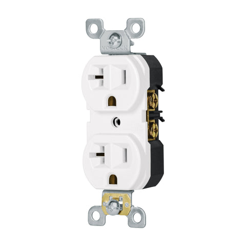 CONTACTO DZPLEX, 2 POLOS 3 HILOS, 20 A, STANDARD, BLANCO