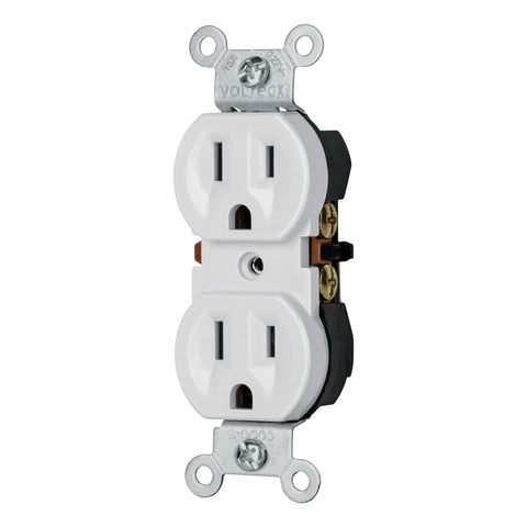 CONTACTO DZPLEX, 2 POLOS 3 HILOS, STANDARD, GRANEL, BLANCO