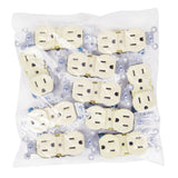 CONTACTO DZPLEX, 2 POLOS 3 HILOS, STANDARD, GRANEL, MARFIL