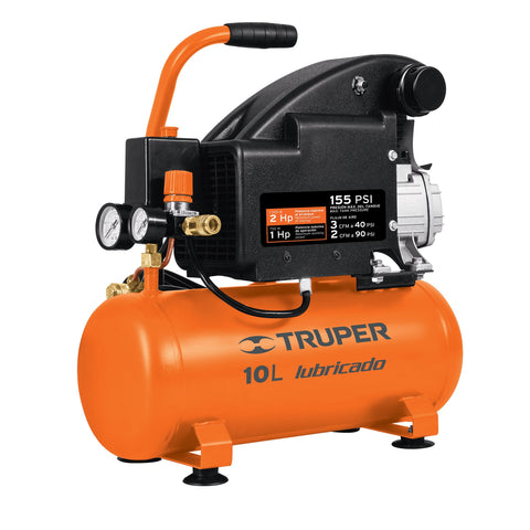 COMPRESOR LUBRICADO 2HP 10LTS