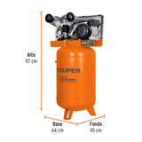 COMPRESOR VERTICAL 120 L, 4 HP (POTENCIA MAXIMA ), 220 V
