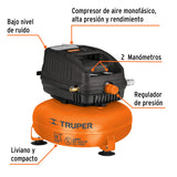 COMPRESOR DE AIRE LIBRE DE ACEITE DE 12L