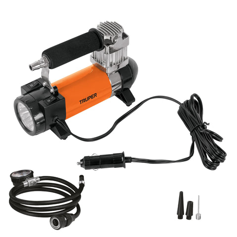 COMPRESOR DE AIRE, 12 V INCLUYE MALETÍN