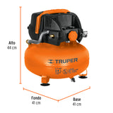 COMPRESOR DE AIRE LIBRE DE ACEITE, 24L, 2 2/3HP,(POTENCIA  MAX) TRUPER