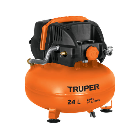 COMPRESOR DE AIRE LIBRE DE ACEITE, 24L, 2 2/3HP,(POTENCIA  MAX) TRUPER