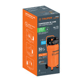 COMPRESOR DE AIRE LIBRE DE ACEITE, 50L, 3HP (POTEMCIA MAX)