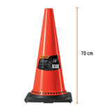 CONO DE PRECAUCISN DE 70 CM DE PVC, USO RUDO, EXPERT