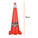 CONO DE PRECAUCIÓN, 90 CM CON REFLEJANTE
