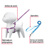 CORREA PARA PERRO CON PECHERA, 1 CM