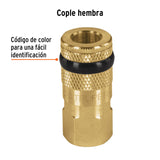 COPLE RAPIDO HEMBRA P/AIRE 1/4' NPT