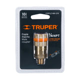 COPLE RAPIDO MACHO P/AIRE 1/4' NPT