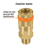COPLE RAPIDO MACHO P/AIRE 1/4' NPT