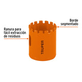 BROCASIERRA DIAMANTE 1-1/2' BORDE SEGMENTADO, TRUPER