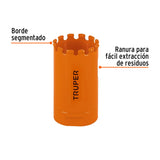 BROCASIERRA DIAMANTE 1-1/8' BORDE SEGMENTADO, TRUPER