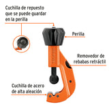 CORTADOR DE TUBO CAPACIDAD 1-1/4' 32MM