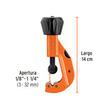 CORTADOR DE TUBO CAPACIDAD 1-1/4' 32MM