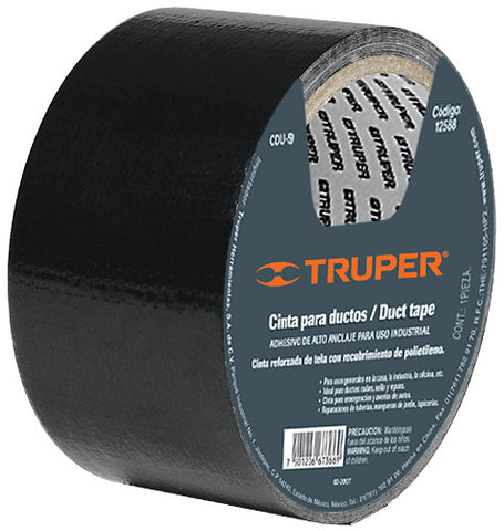 CINTA DE PVC COLOR NEGRO, 48MM X 10 M