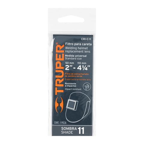 CRISTAL P/CARETA DE SOLDAR 11 SOMBRAS