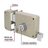 CERRADURA SOBREPONER INSTALA-FACIL IZQUIERDA HERMEX