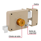 CERRADURA SOBREPONER DERECHA CLASICA, LLAVE TETRA, BLMSTER
