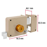 CERRADURA SOBREPONER DERECHA CLASICA, LLAVE TETRA, BLMSTER