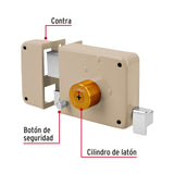 CERRADURA SOBREPONER IZQUIERDA CLASICA, LLAVE TETRA, BLMSTER