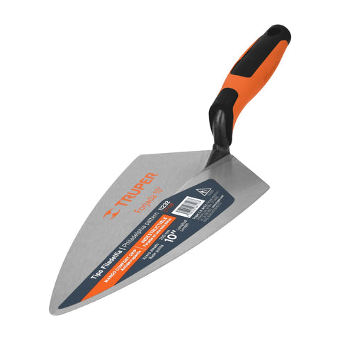 CUCHARA PARA ALBAÑIL TIPO FILADELFIA 10' MANGO BICOLOR