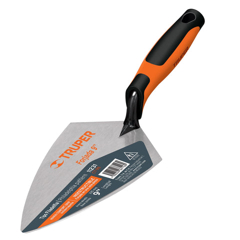 CUCHARA PARA ALBAÑIL TIPO FILADELFIA 9' MANGO BICOLOR